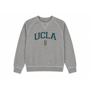 UCLA Bruins Crewneck Sweatshirt Gray Raglan Pullover Men XL RN134456